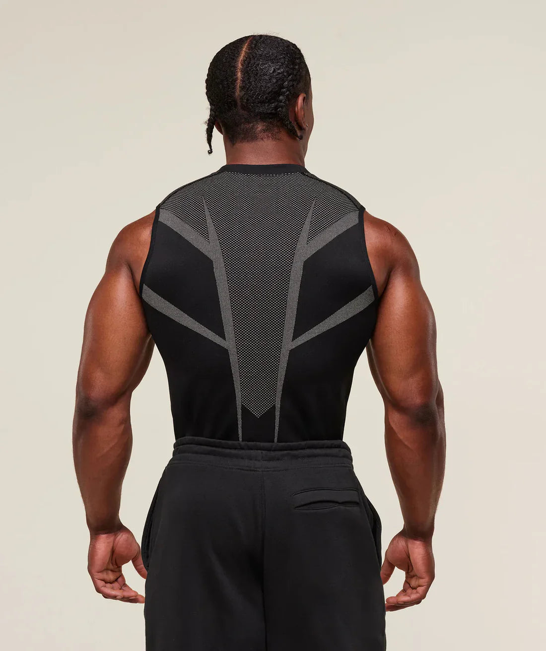 Gymshark Onyx 5.0 Tank - Black/Light Grey