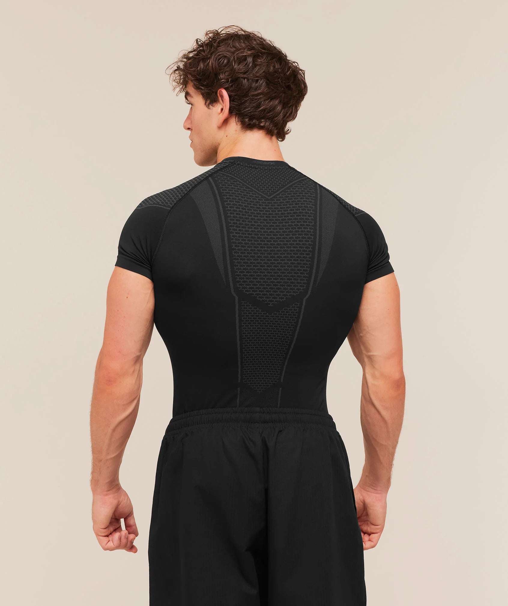 Gymshark Onyx V1 T-Shirt - Black/Onyx Grey