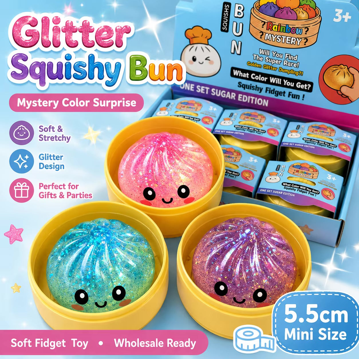 Dumpling Squishy Misterioso Unidad