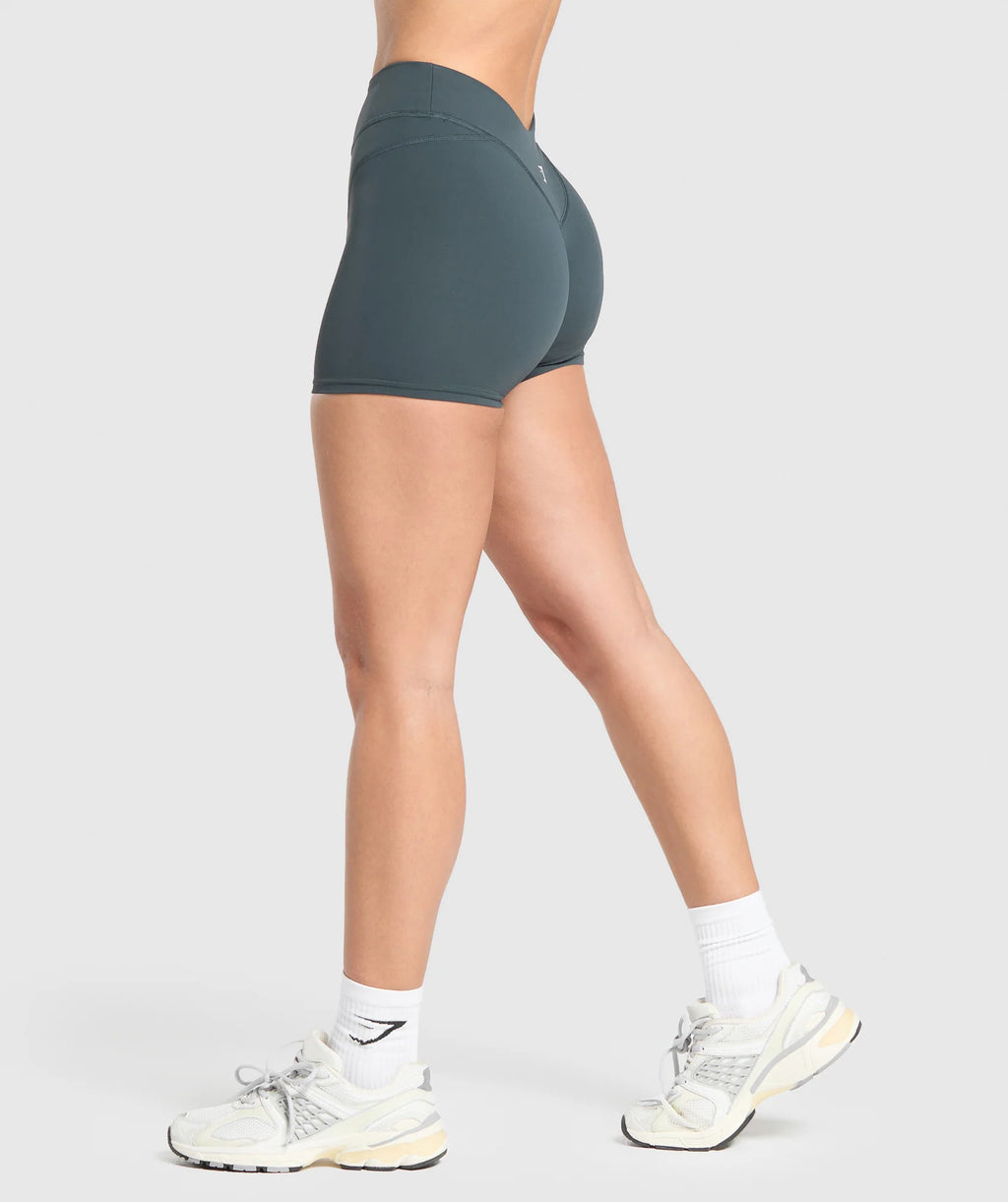 Dipped Waistband Shorts