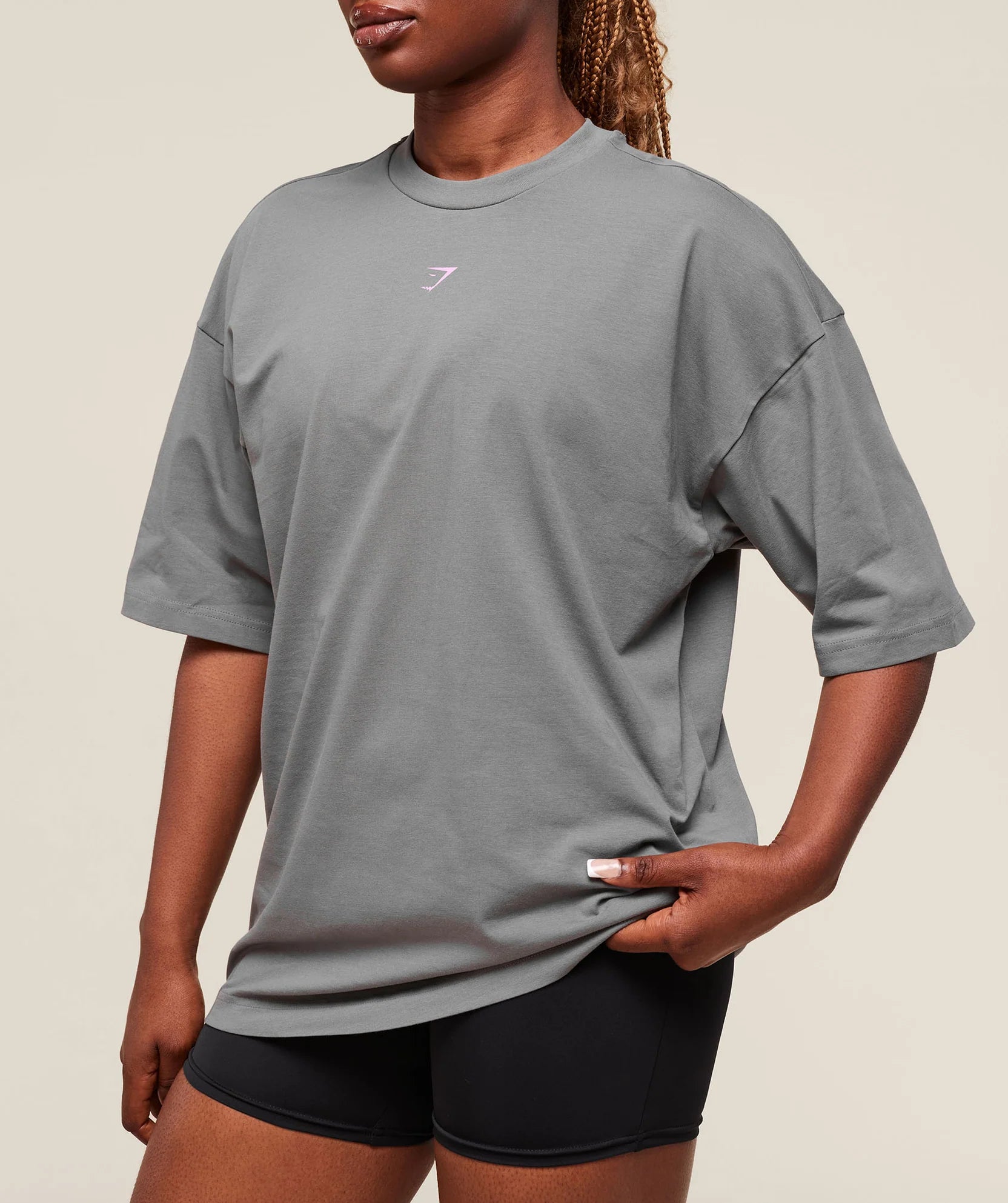 Dump Truck Graphic Oversized T-Shirt