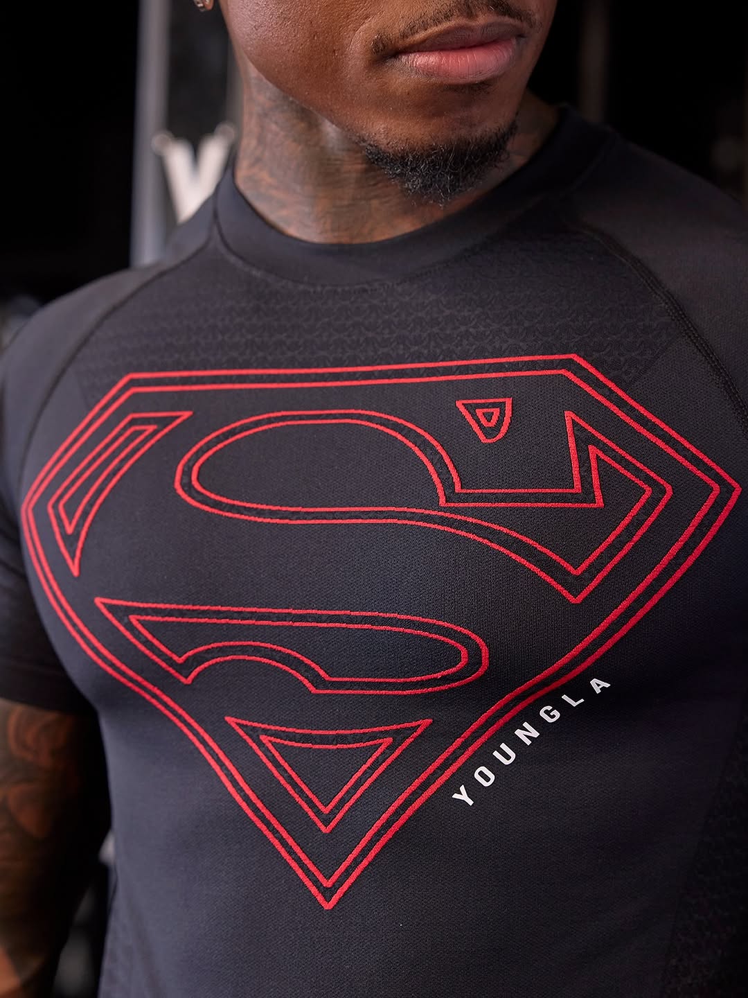 4117 - Superman Compression Tees