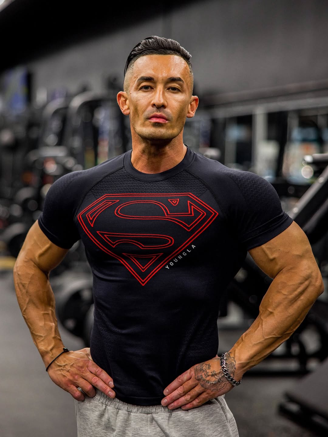 4117 - Superman Compression Tees