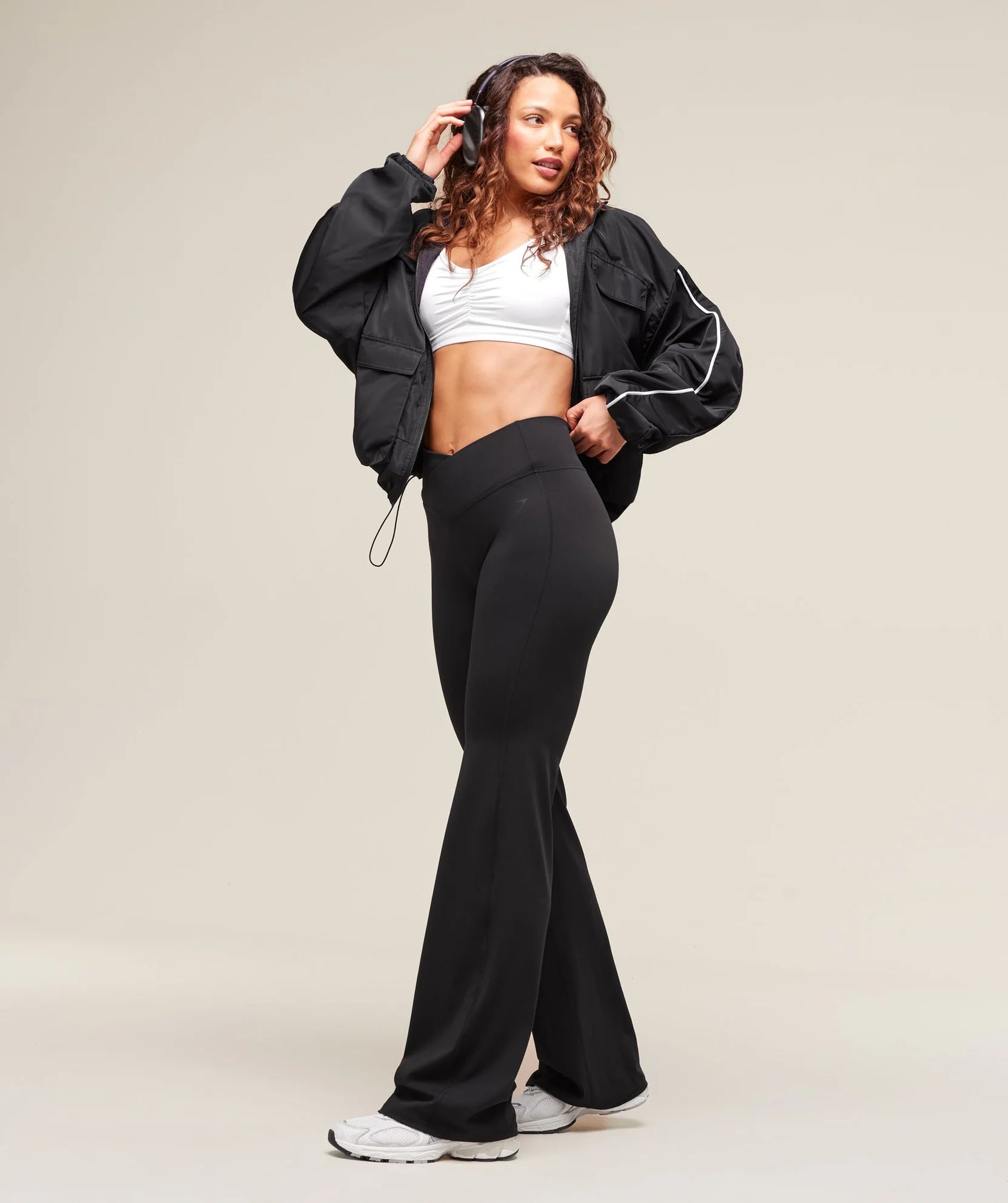 RUCHED SPORTS BRA