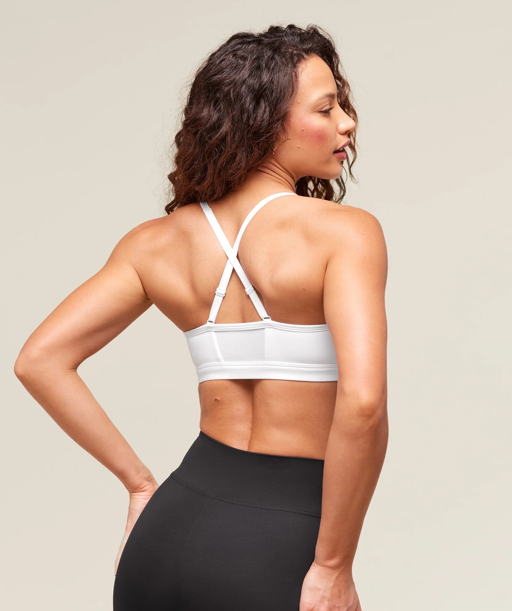 RUCHED SPORTS BRA