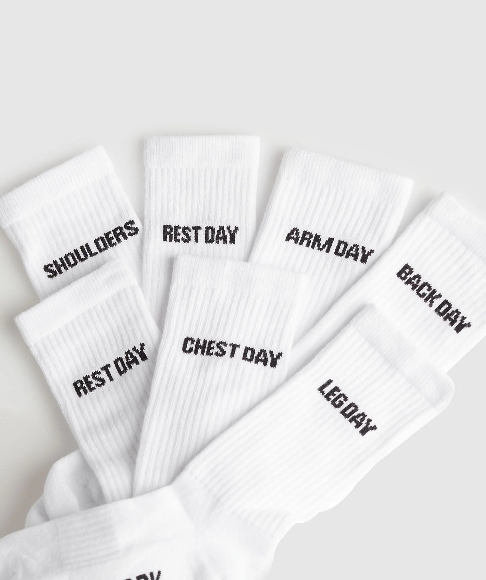 GFX Crew Socks 7PK - White