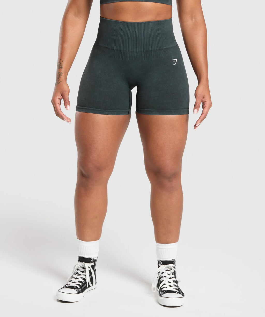 Gains Seamless Washed Shorts