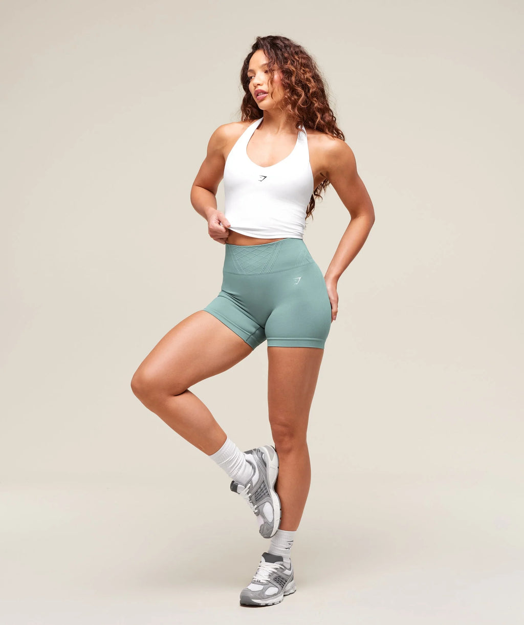 Halter Neck Cami with Shelf