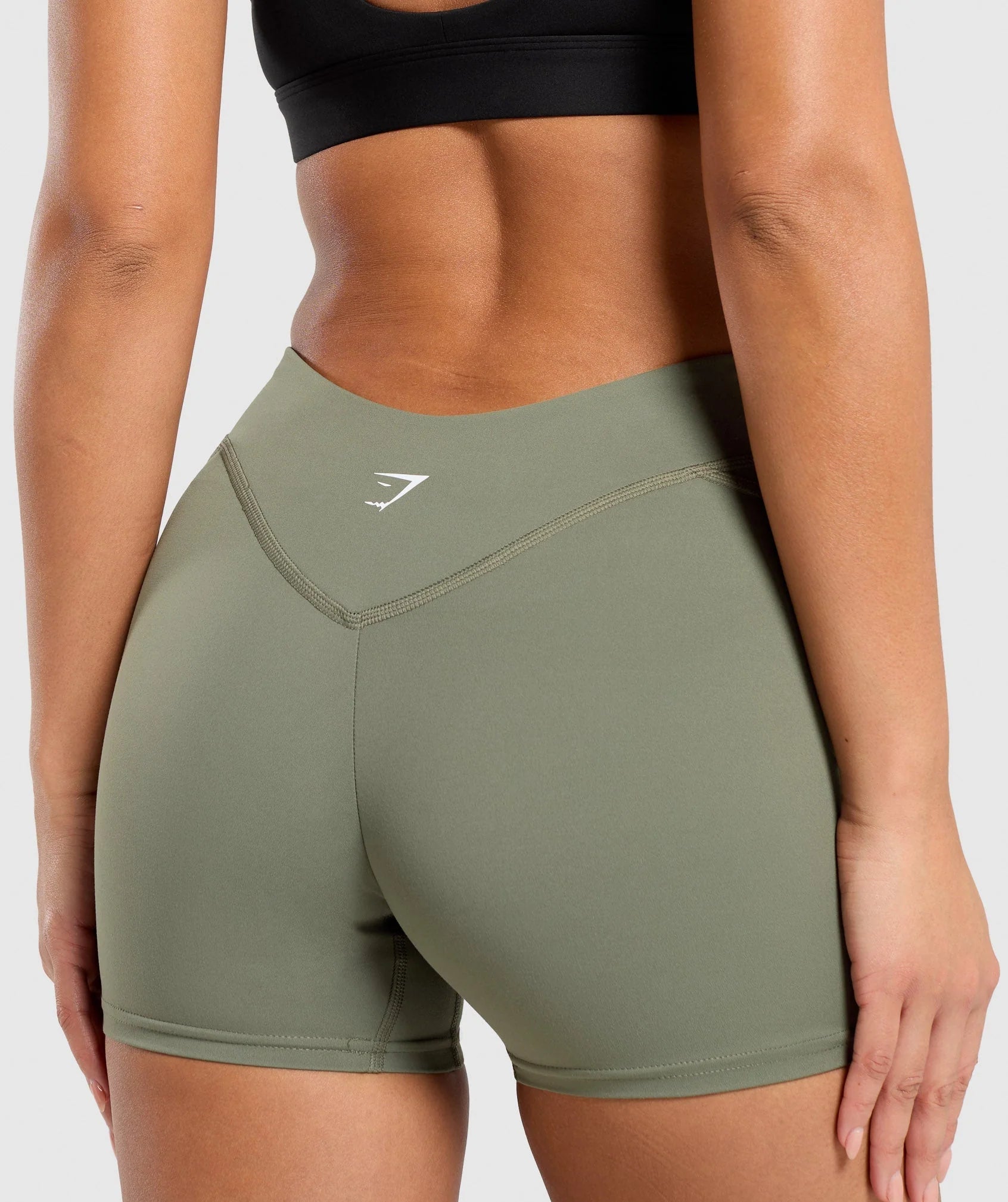 Dipped Waistband Shorts