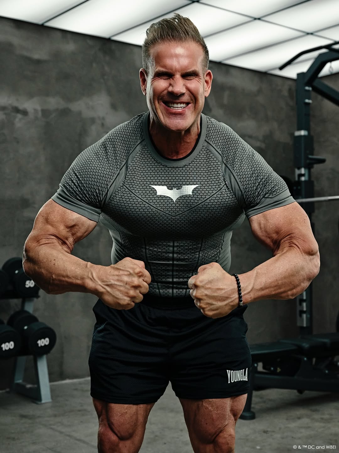 4259 - Batman Compression Tees Grey Green