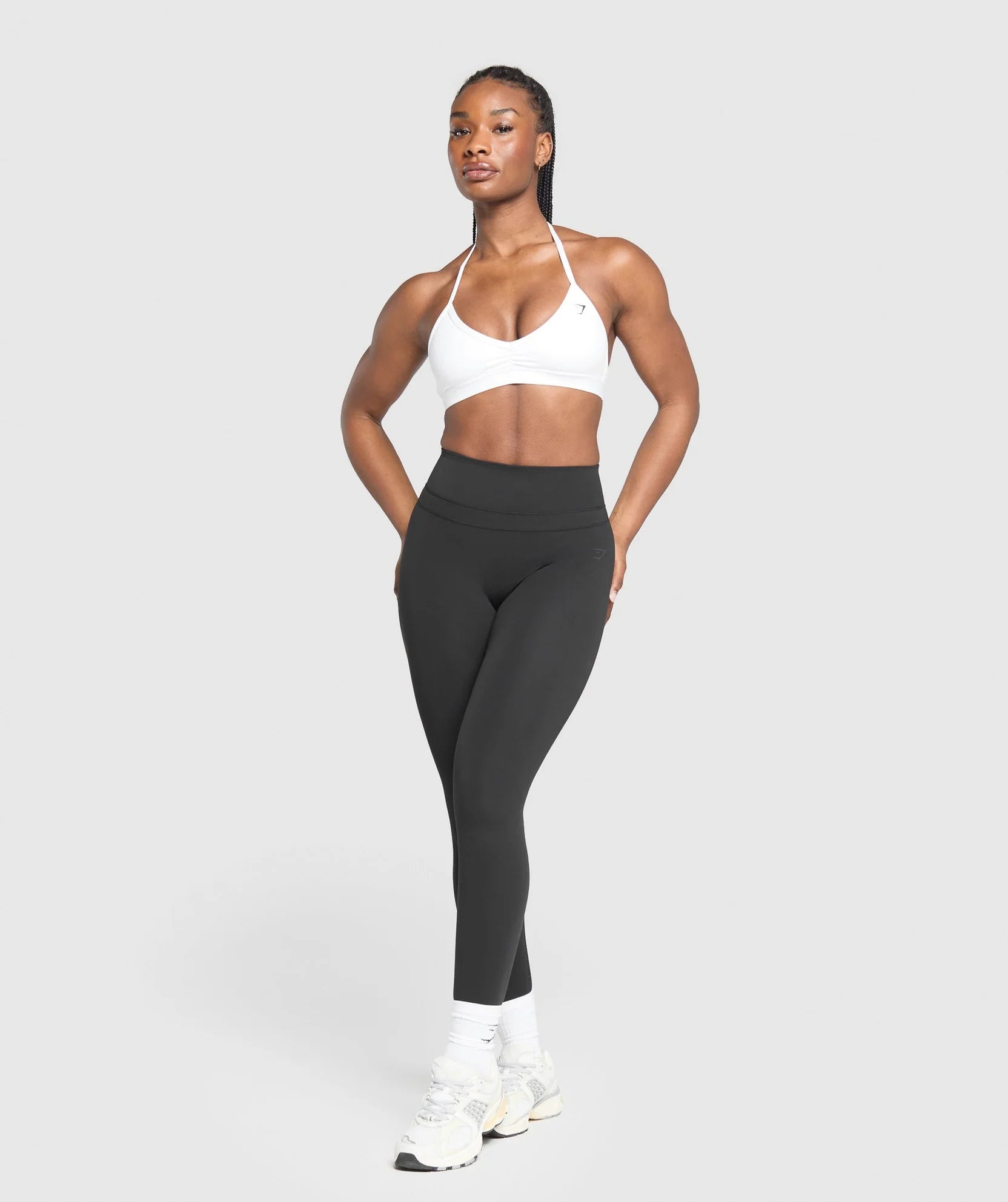 Minimal Halterneck Sports Bra