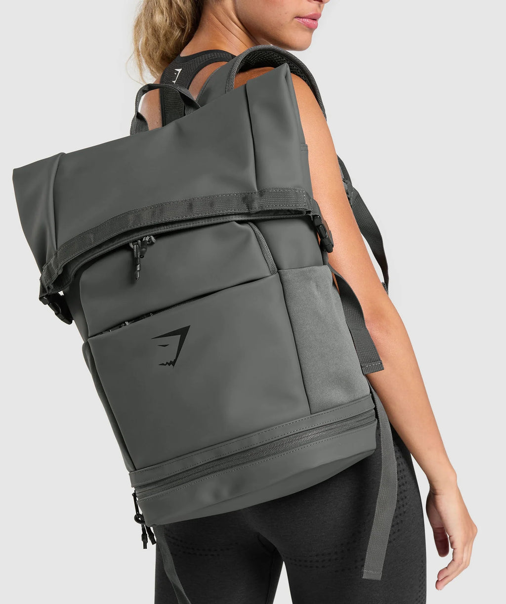 Sleek Backpack Roll Top