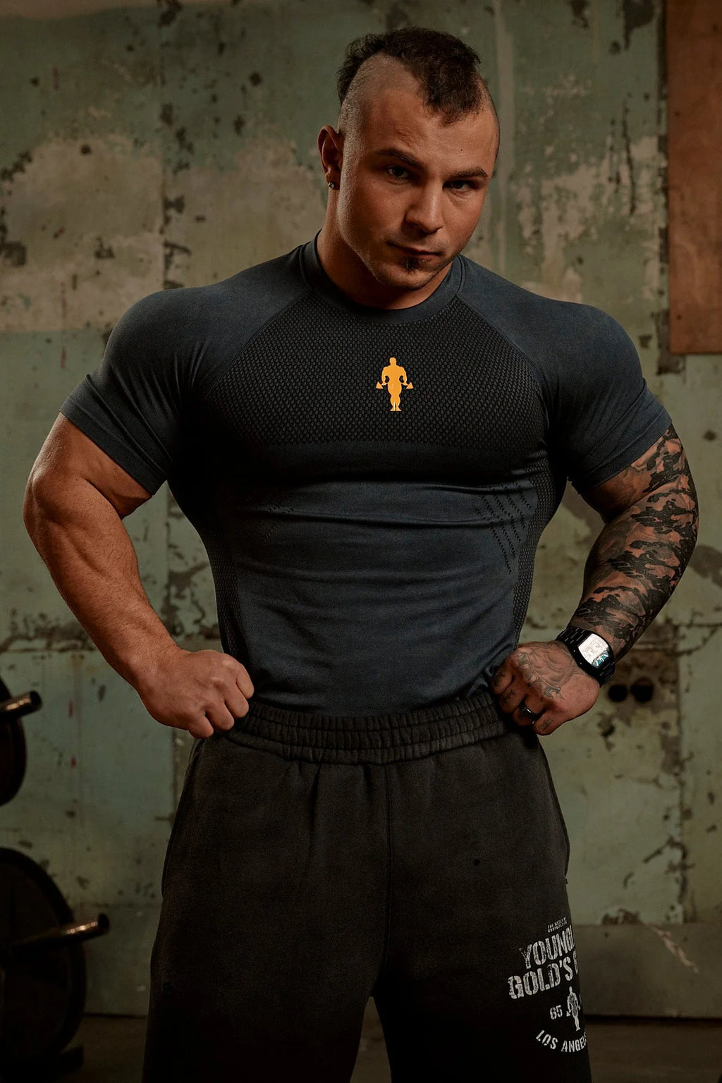 4286 - Gold's Iron Legacy Compression Tees