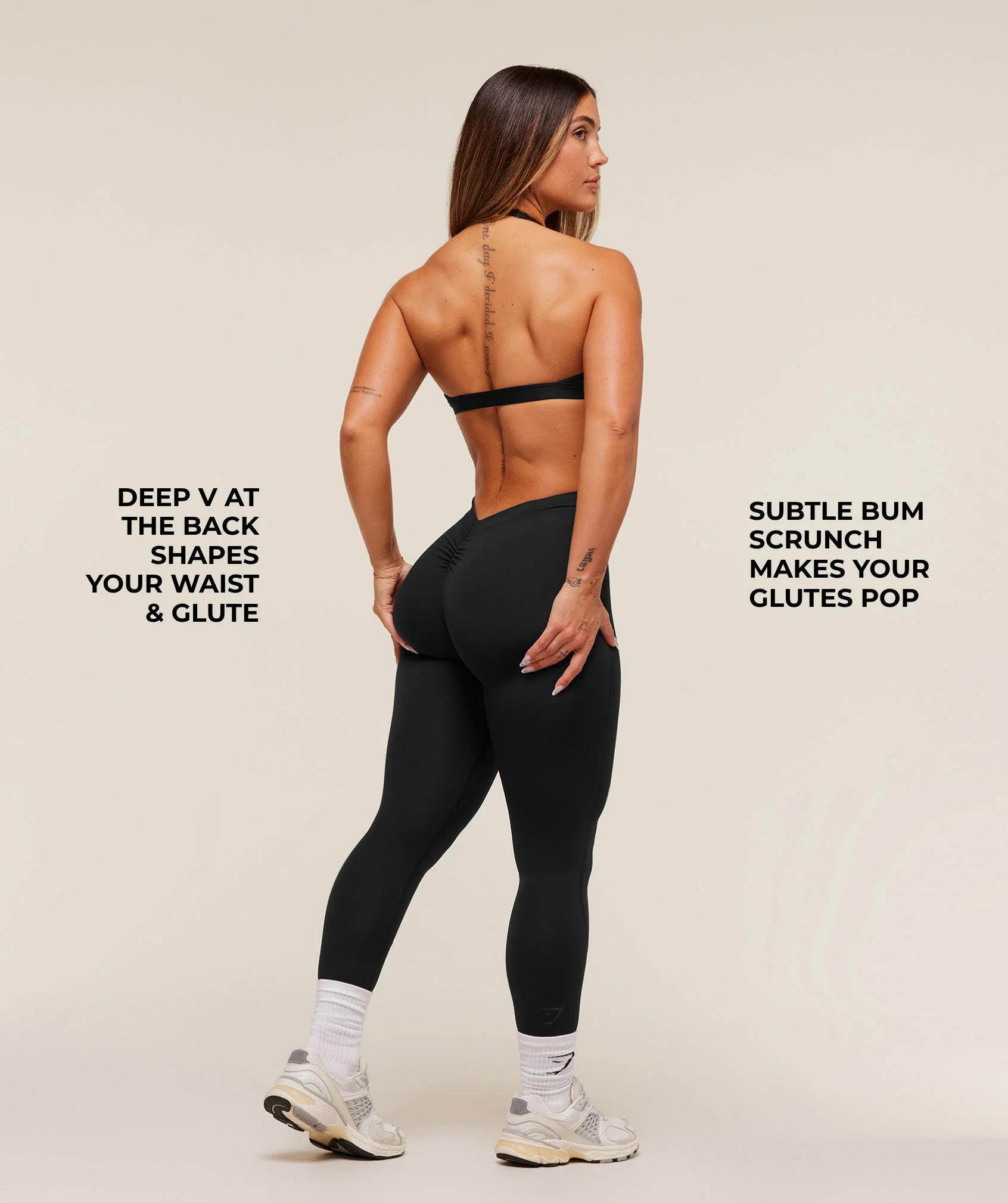 Lifting Dipped Waistband Leggings