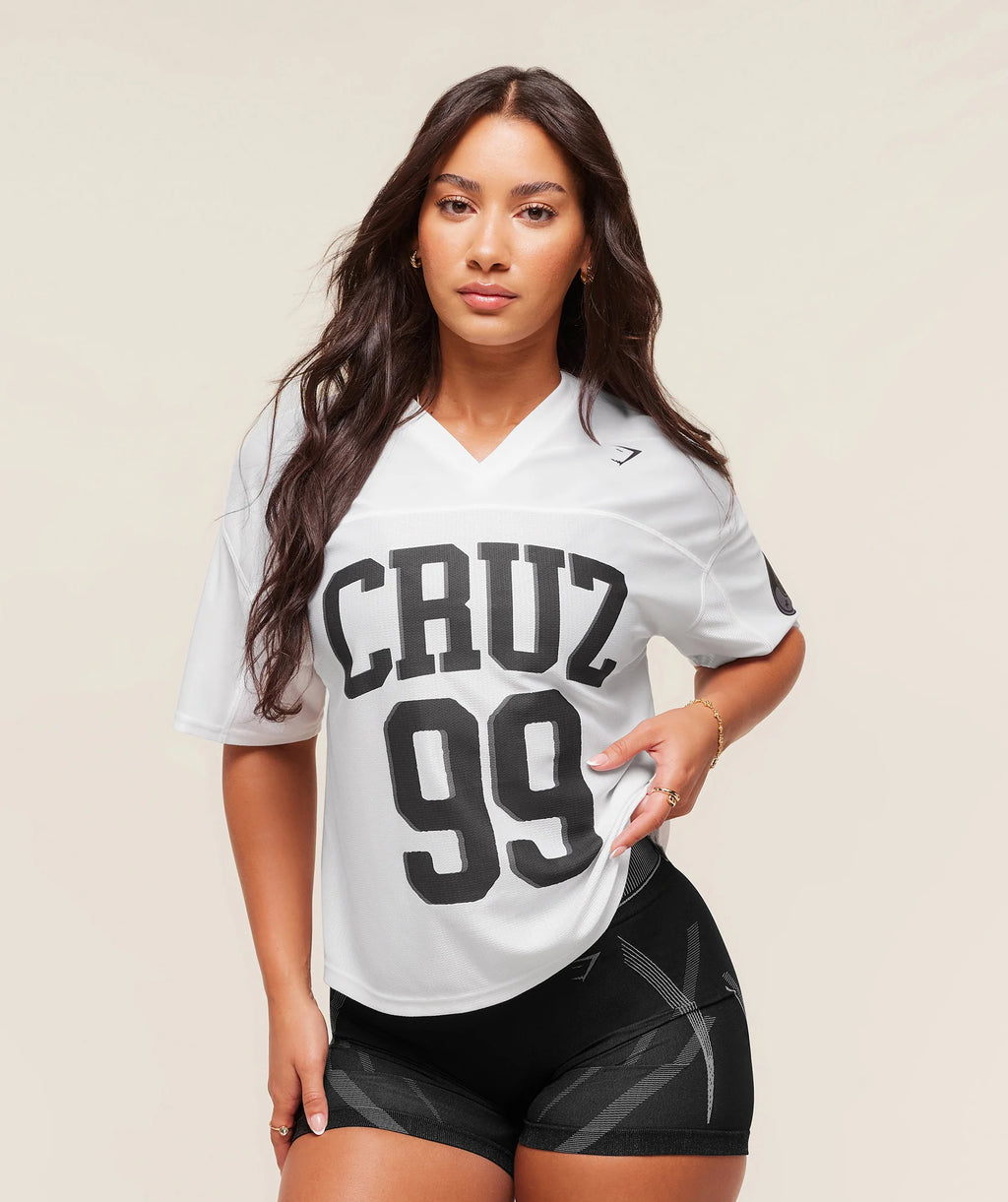 Gymshark x Analis Mesh Top - White