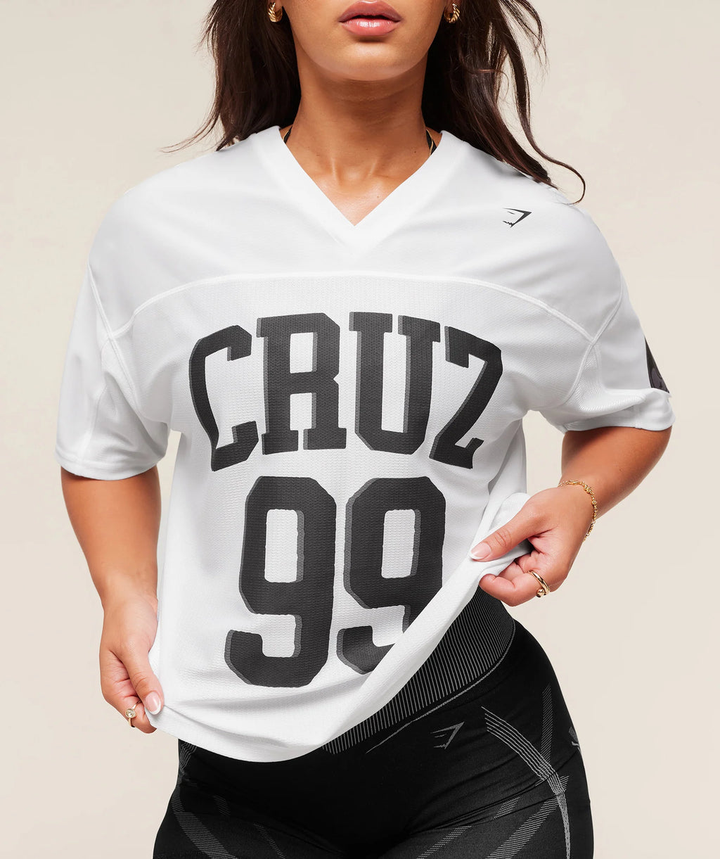 Gymshark x Analis Mesh Top - White