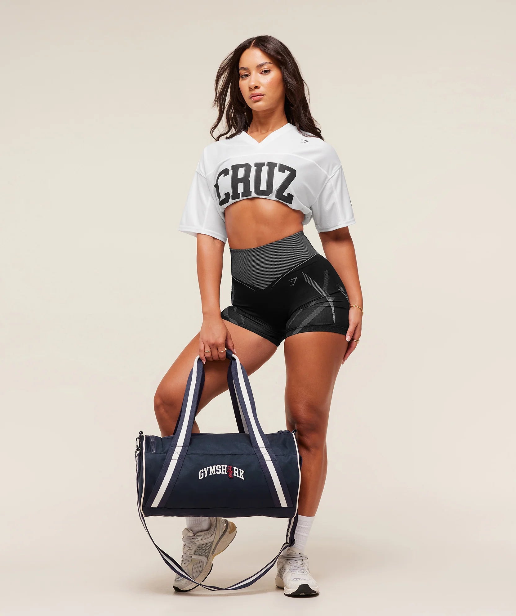 Gymshark x Analis Mesh Top - White