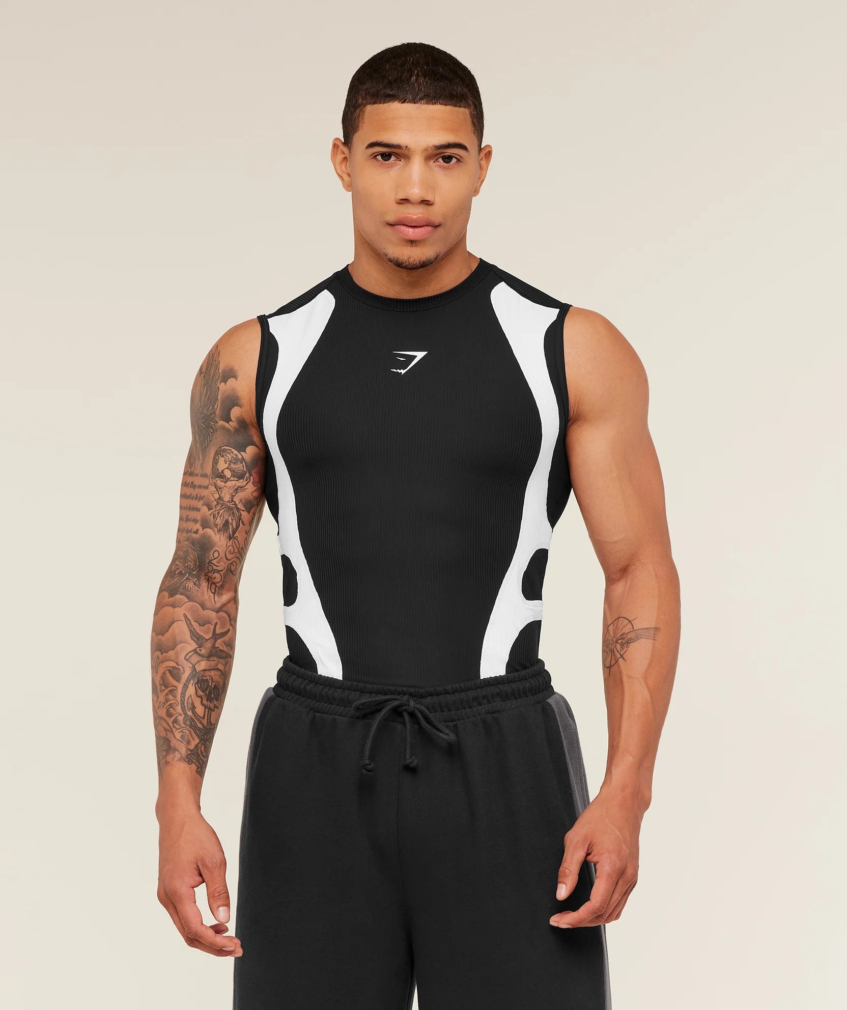 Gymshark x Carlos Belcast Tank Baselayer - Onyx Grey