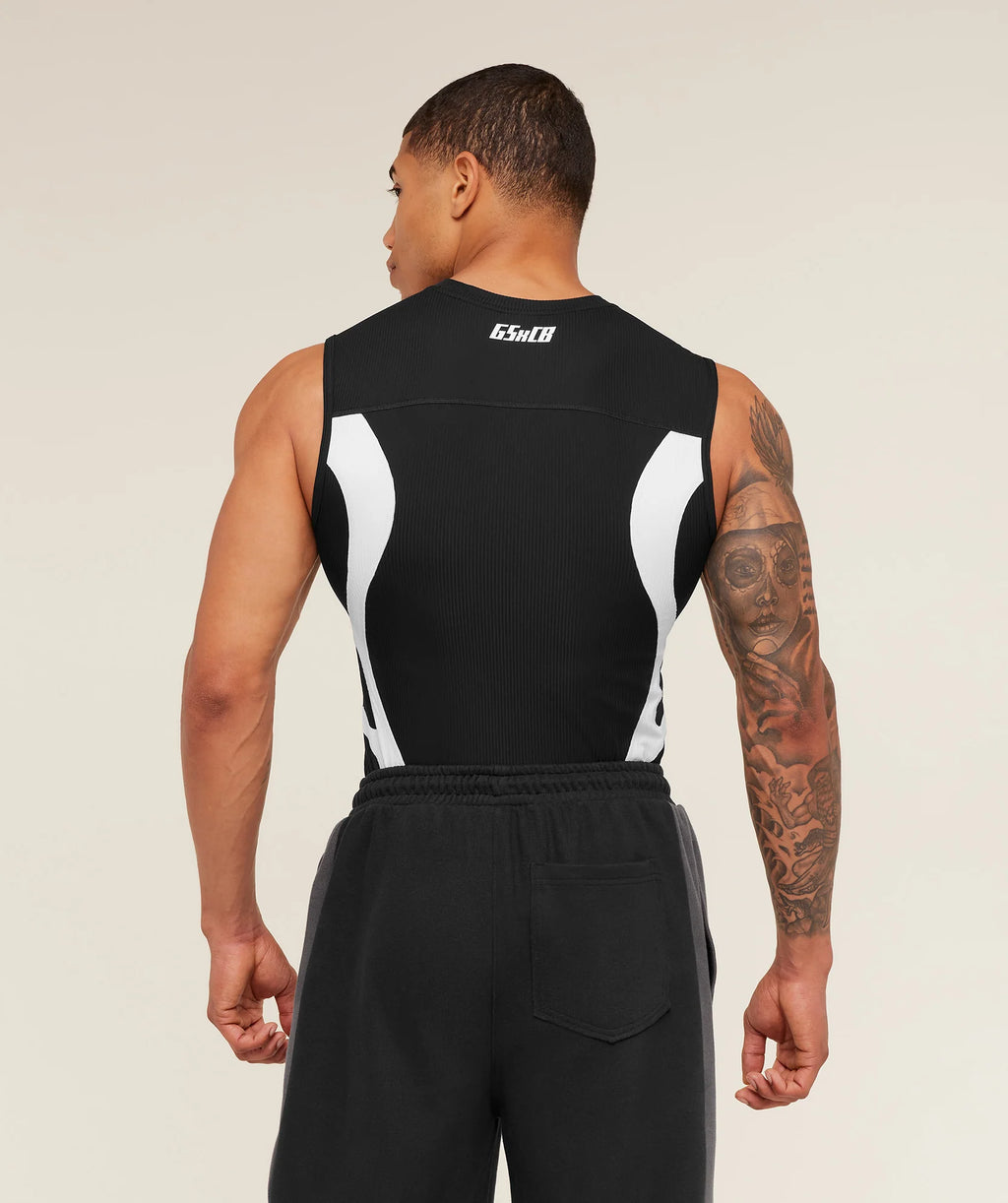 Gymshark x Carlos Belcast Tank Baselayer - Onyx Grey