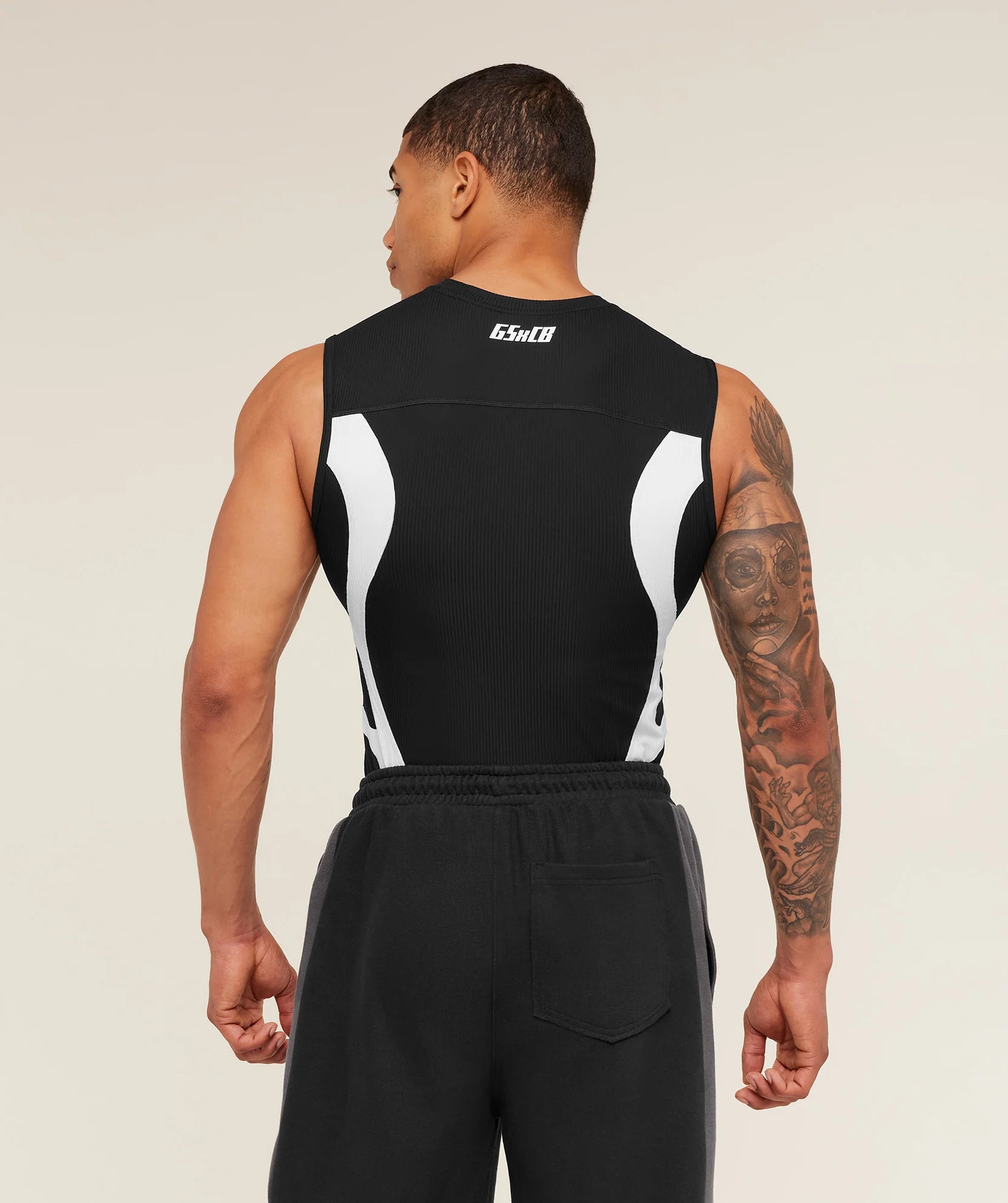Gymshark x Carlos Belcast Tank Baselayer - Onyx Grey