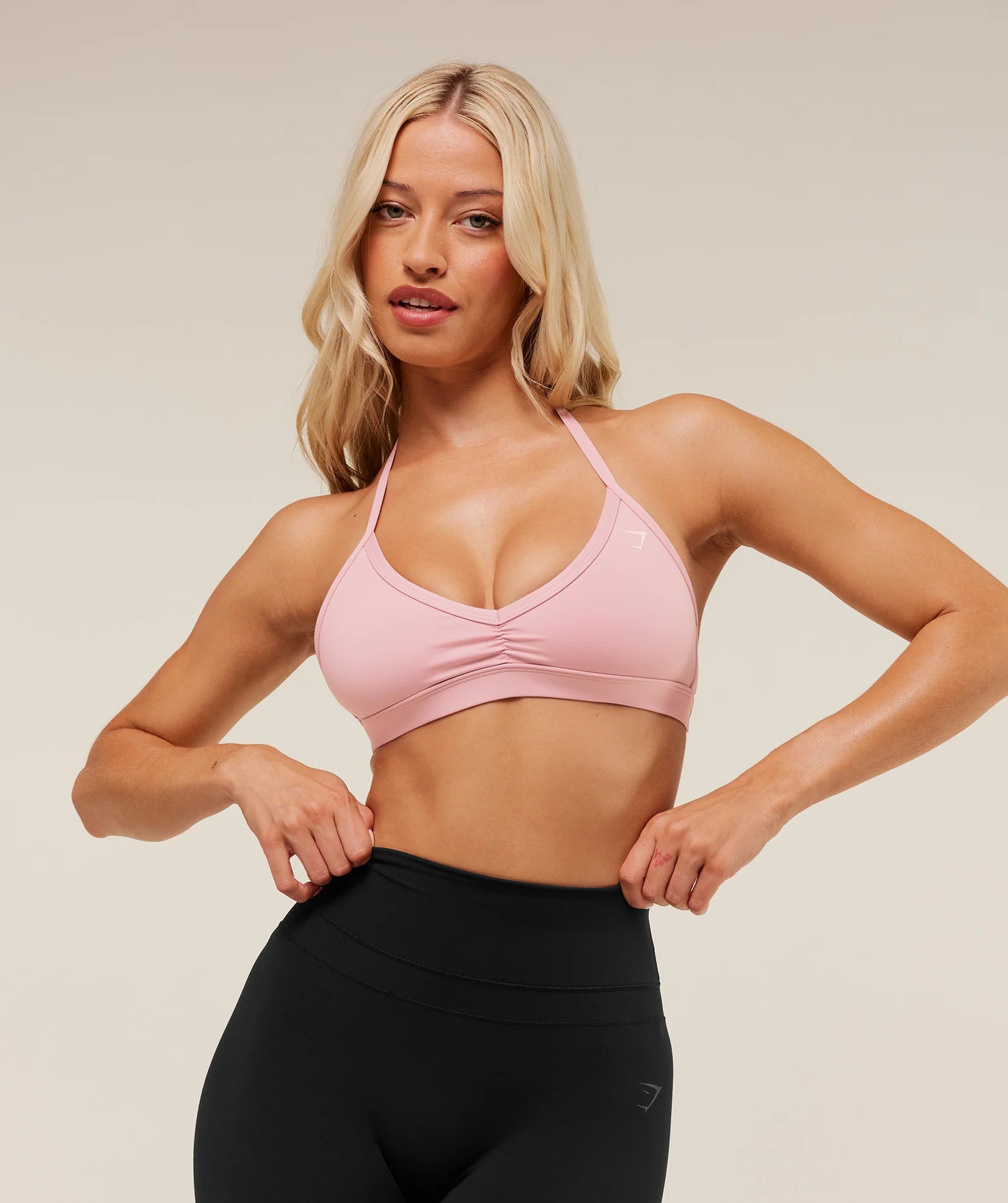 Minimal Halterneck Sports Bra