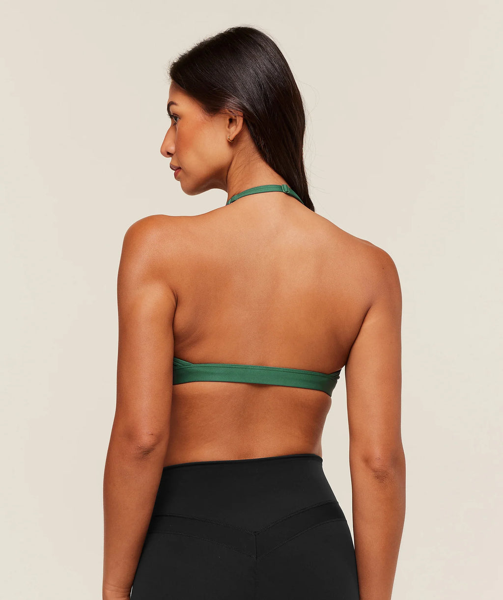 Minimal Halterneck Sports Bra