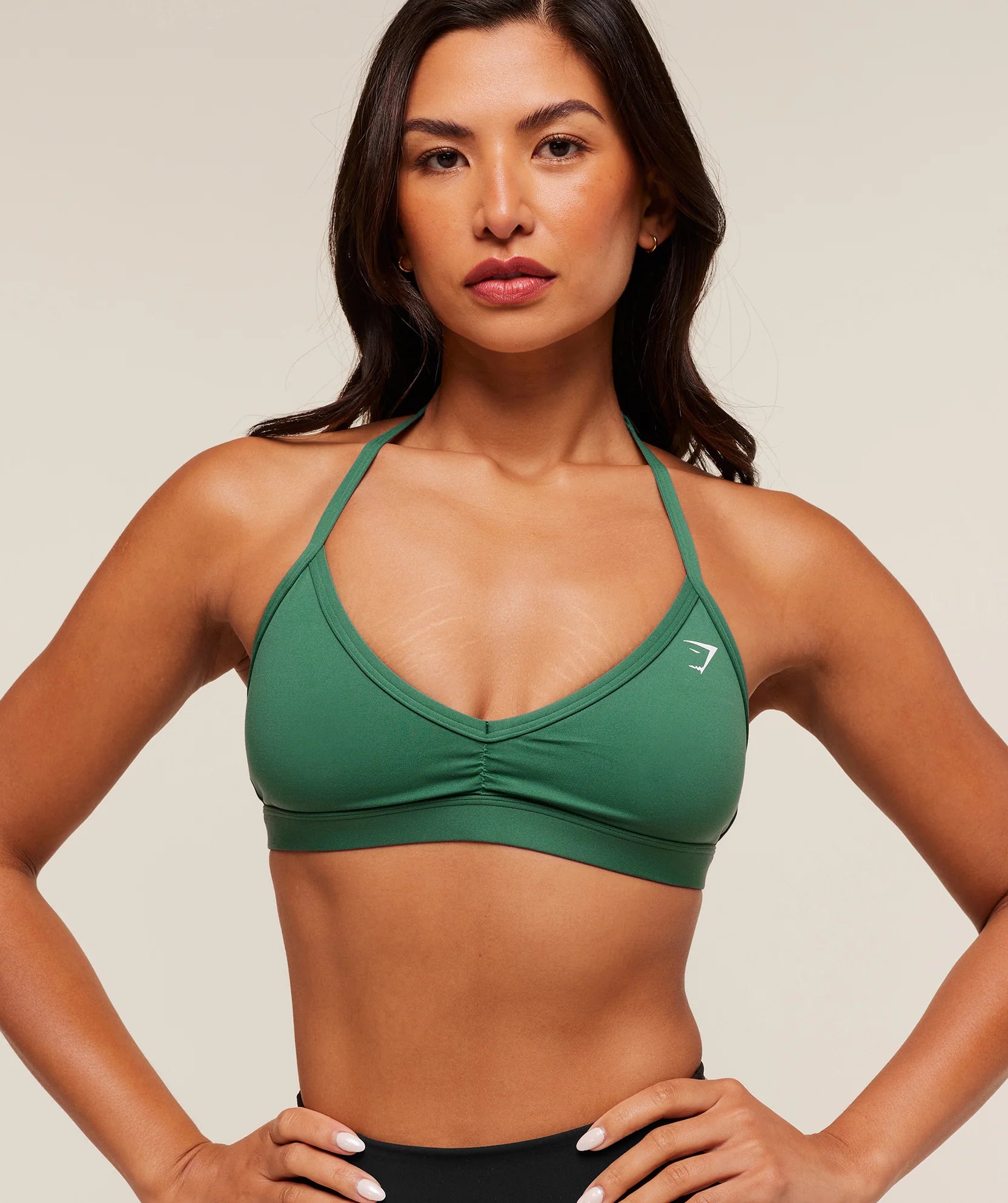 Minimal Halterneck Sports Bra