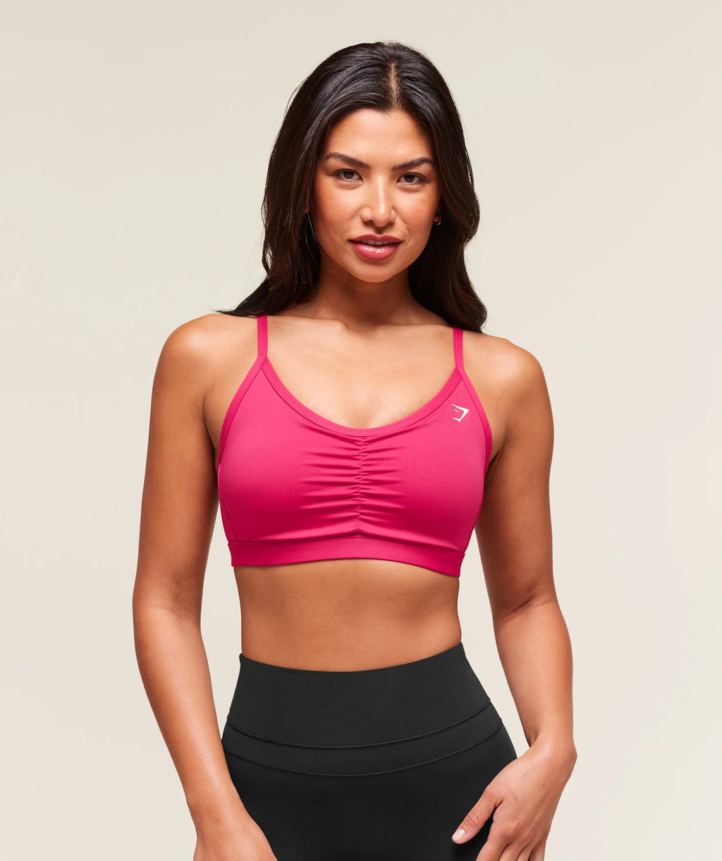 Ruched Sports Bra