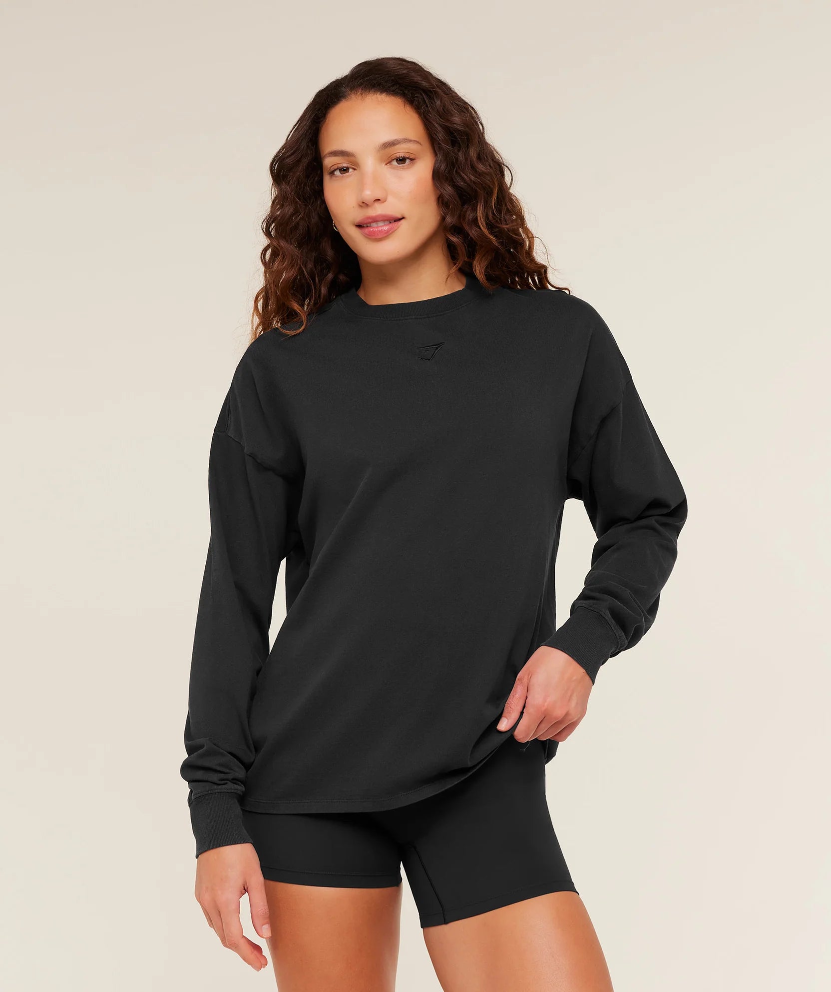Power Washed Long Sleeve Top