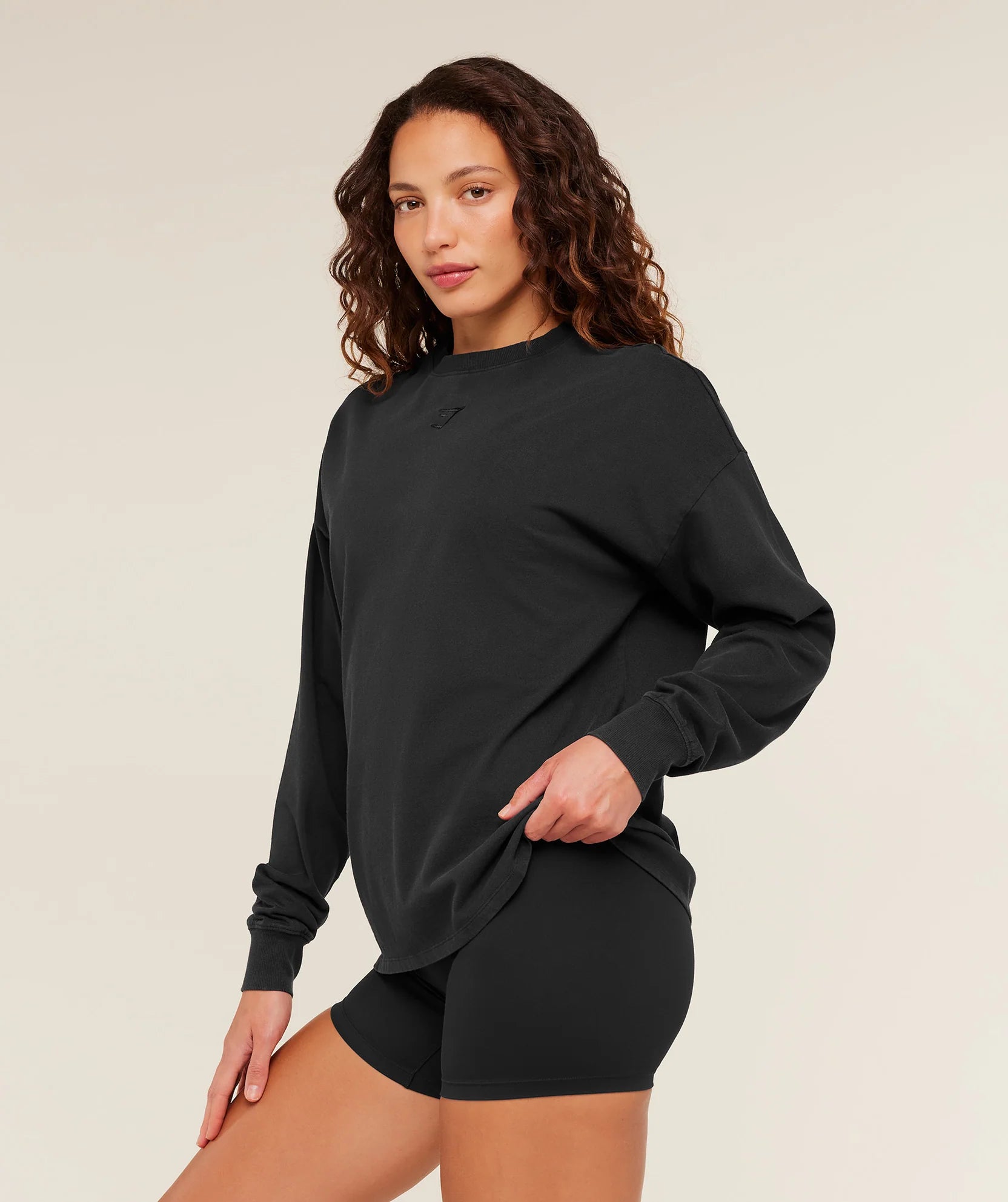 Power Washed Long Sleeve Top