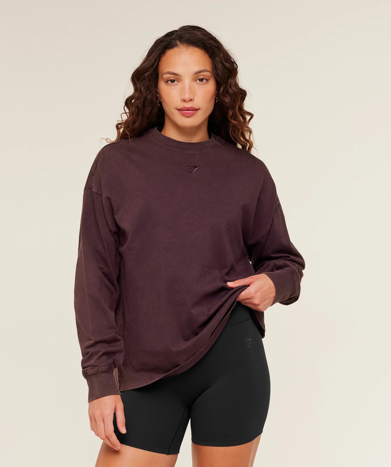 Power Washed Long Sleeve Top