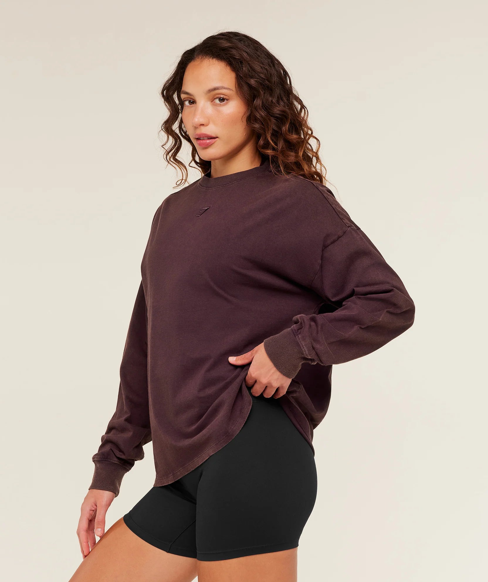 Power Washed Long Sleeve Top